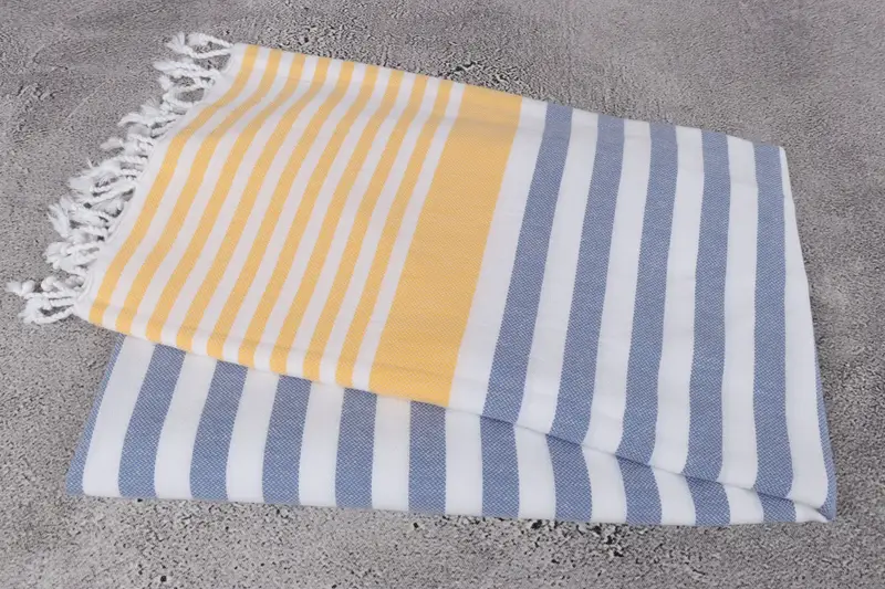 Turkish Towel USA, Quick-Dry Beach Towel, Turkish Beach Towel Bulk, Wedding Gift, Yoga Towel, 68x36 Cotton Striped Towel, Wedding Day Gift For Bride - 6