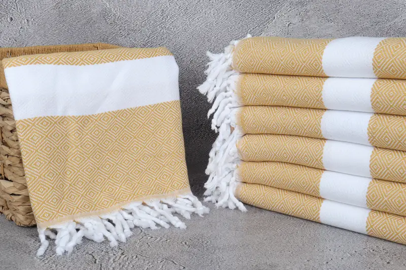 70x40 Cotton Diamond Towel, Beach Towel Bulk, Housewarming Gift, Bridesmaid Gift Towel, Bachelorette Towel, Monogrammed Beach Towel, Unique Gift - 3