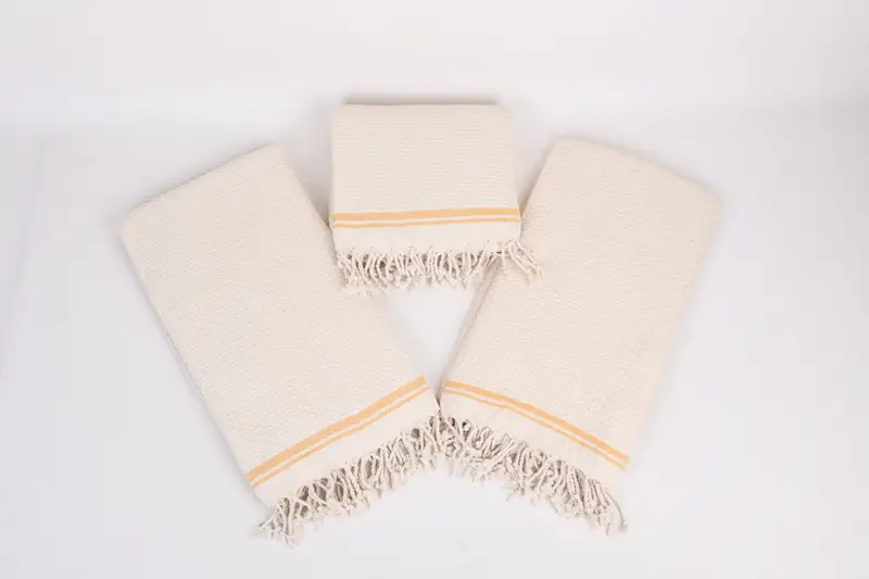 Travel Towel, Unique Wedding Gift, Best Friend Gift, Sand-free towel, Kids Beach Towel, Birthday Gift, 68x36 Cotton Striped Towel, Wedding Gift - 6