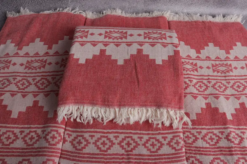 Bridesmaid Gifts, Wedding Gift, 70x36 Cotton Aztec Towel, Beach Towel Gift, Soft organic Turkish peshtemal for luxury spa use, Customized Towels - 4