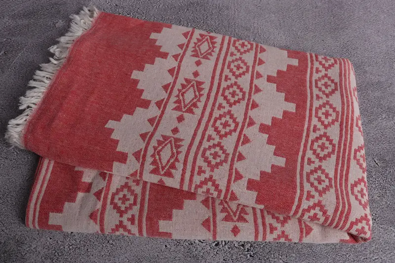 Bridesmaid Gifts, Wedding Gift, 70x36 Cotton Aztec Towel, Beach Towel Gift, Soft organic Turkish peshtemal for luxury spa use, Customized Towels - 6