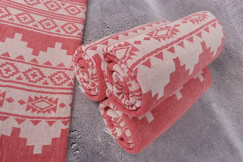 Bridesmaid Gifts, Wedding Gift, 70x36 Cotton Aztec Towel, Beach Towel Gift, Soft organic Turkish peshtemal for luxury spa use, Customized Towels - 8