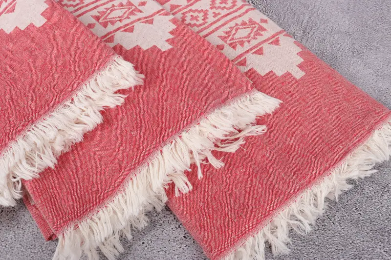 Bridesmaid Gifts, Wedding Gift, 70x36 Cotton Aztec Towel, Beach Towel Gift, Soft organic Turkish peshtemal for luxury spa use, Customized Towels - 5
