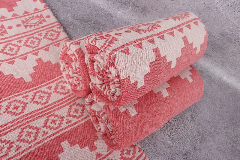 Bridesmaid Gifts, Wedding Gift, 70x36 Cotton Aztec Towel, Beach Towel Gift, Soft organic Turkish peshtemal for luxury spa use, Customized Towels - 7