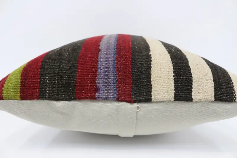 Turkish Bench Cushion, Pet Pillow Case, Home Decor Pillow, Cushion, 16x24 Red Pillow Sham, Kilim Pillow Cover, Turkish Kilim Pillow - 5
