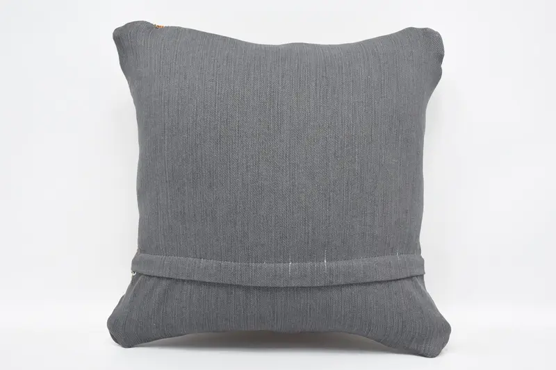 Vintage-Kissen für Gästezimmer, strukturierter grüner marokkanischer 16x16-Zoll-Kissenbezug - 1