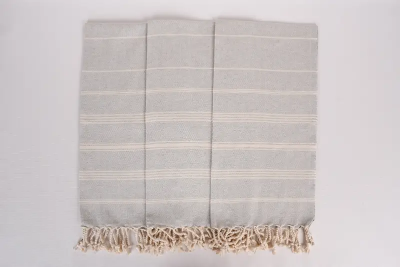 Toallas de baño, regalo para novio, toalla de nombre personalizada, toalla a rayas de algodón de 38x24, artículos de despedida de soltera, toallas de baño pequeñas, toalla de mano de monograma - 7