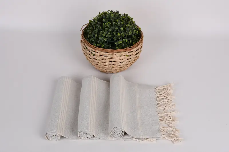 Toallas de baño, regalo para novio, toalla de nombre personalizada, toalla a rayas de algodón de 38x24, artículos de despedida de soltera, toallas de baño pequeñas, toalla de mano de monograma - 8