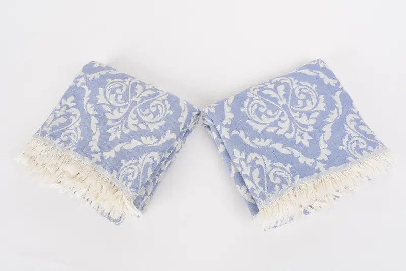 Toalla de playa personalizada, Peshtemal de secado rápido, toalla barroca de algodón 68x36, toalla orgánica, regalos de empleados, toalla turca personalizada, toalla de spa - 8