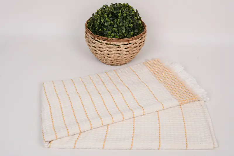 Turkish fouta towel for outdoor use, 70x40 Cotton Waffle Towel, Home Decor Towel, Custom Wedding Gifts, Custom Beach Towel, Best Beach Towel - 4
