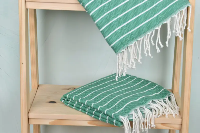 Housewarming Gift, Fouta towel, Bachelorette Party Gifts Bridesmaids, Bridesmaid Gifts Personalized, 70x40 Cotton Striped Towel, Personalized Gift - 5