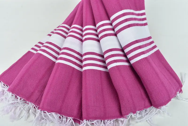 Absorbent towel, Wedding Gift, Bachelor Towel, Bachelorette Beach Towel, Handmade Gift, Anniversary Gift For Her, 70x40 Cotton Striped Towel - 4