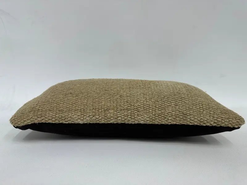 Boho Pillow Sham Cover, Pillow for Couch, Turkish Pillow, 8x16 Beige Cushion Case, Comfy Throw Pillow Case, Pillow Sham - 5
