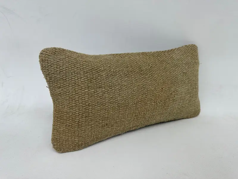 Boho Pillow Sham Cover, Pillow for Couch, Turkish Pillow, 8x16 Beige Cushion Case, Comfy Throw Pillow Case, Pillow Sham - 3