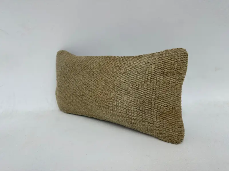 Boho Pillow Sham Cover, Pillow for Couch, Turkish Pillow, 8x16 Beige Cushion Case, Comfy Throw Pillow Case, Pillow Sham - 4