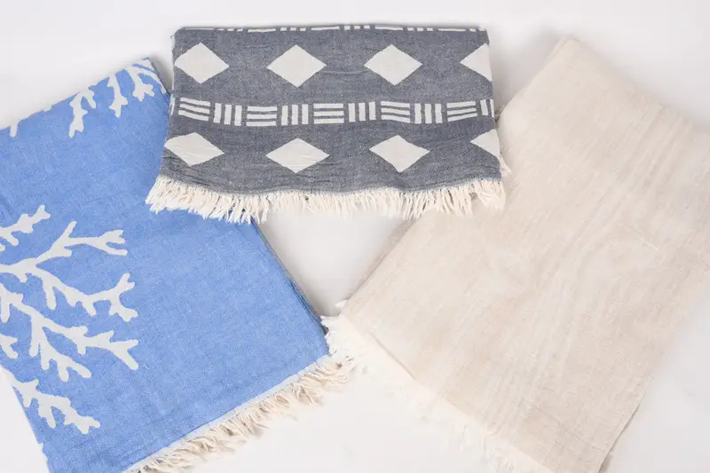 Woven Blanket, 80x60 Cotton Set of 5 Towel, Personalized Home Gift Wedding, Personalized Blanket, Gift For Bride, Organic Throw, Turkish Blanket - 7