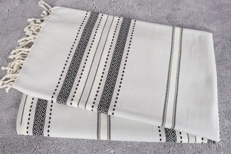 Pool Towels, Best lightweight Turkish towel for travel USA, Turkish Towel USA, Bride Gift, 70x40 Cotton Striped Towel, Turkish towel, Custom Towel - 6