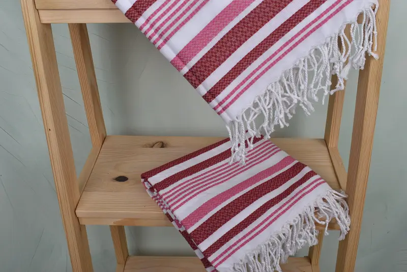 Yoga Towel, Personalize Gift, Peshtemal Towel, 70x36 Cotton Striped Towel, Soft towel, Beach Towel Bulk, Absorbent Turkish towel, Travel Towel - 5