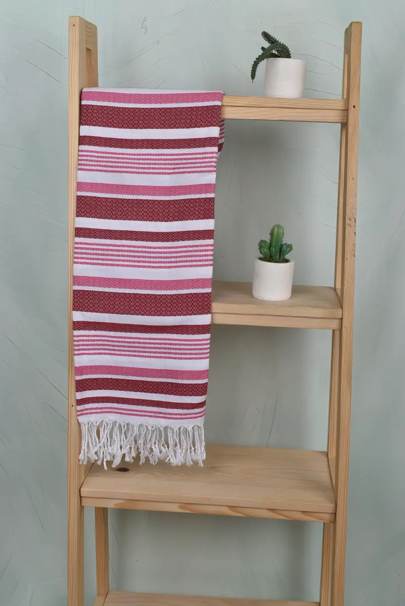 Yoga Towel, Personalize Gift, Peshtemal Towel, 70x36 Cotton Striped Towel, Soft towel, Beach Towel Bulk, Absorbent Turkish towel, Travel Towel - 8