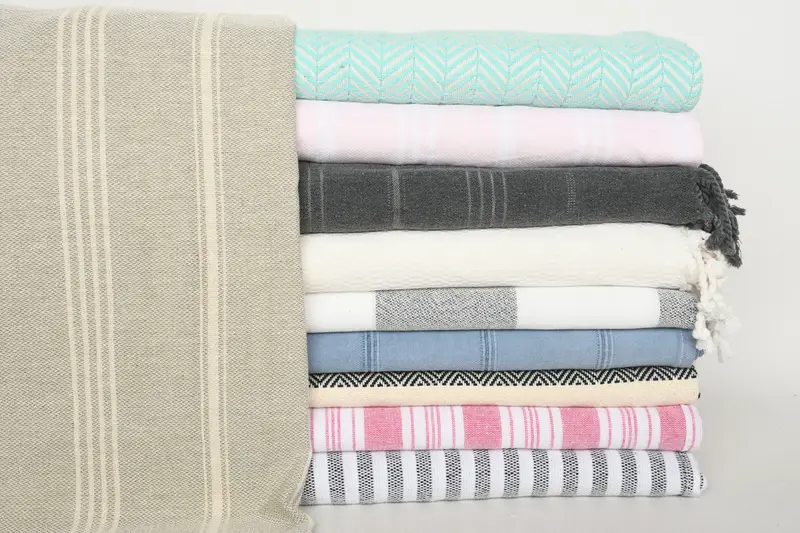 Monogram Kitchen Towel, 36x18 Cotton Set of 10 Towel, Embroidery Towels, Turkish Towel Hand Towel, Custom Hand Towel, Beach Theme Wedding Gift - 1