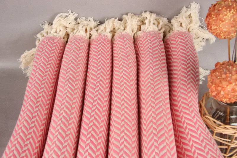 Custom Gift, Large Turkish Towel, Organic Towel, Monogram Beach Towel, Personalized Gift For Her, 70x40 Cotton Chevron Towel, Beach Towel Bulk - 3