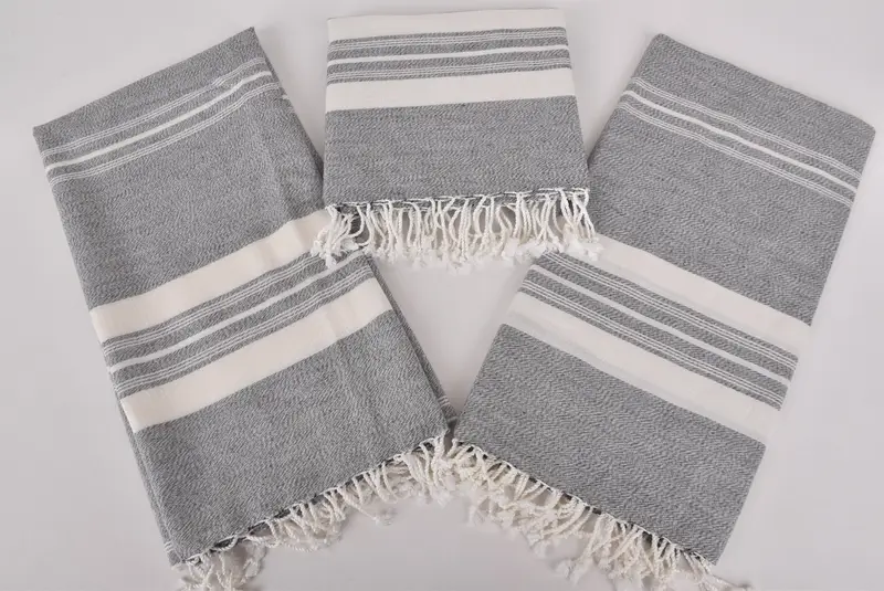 Travel towel, 60x38 Cotton Striped Towel, Sand-Resistant Peshtemal, Monogram Beach Towel, Large Turkish Towel, Best Friend Gift Ideas, Gym Towel - 6
