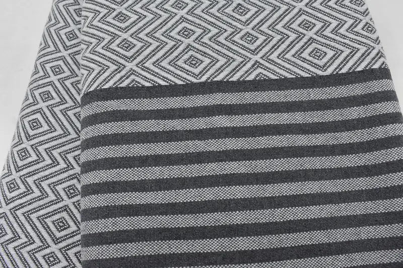 Bedspread, Bachelor Gift, Organic Throw, 104x80 Cotton Diamond Towel, Wedding Favors, Boho Throw Blankets, Aesthetic Blanket, Oversized Beach Towel - 7