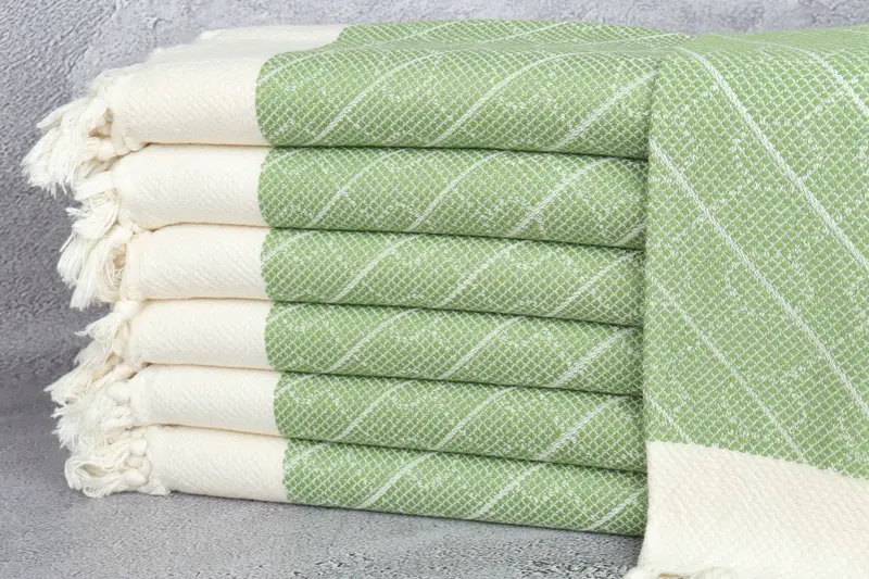 Kitchen Towel, Beach Theme Wedding Gift, Customized Towels, Turkish Tea Towel, Organic Tea Towel, Personalized Gifts, 36x18 Cotton Geometric Towel - 1