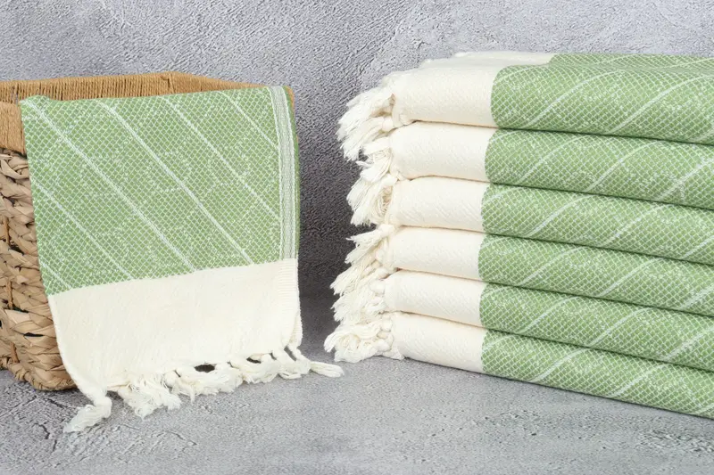Kitchen Towel, Beach Theme Wedding Gift, Customized Towels, Turkish Tea Towel, Organic Tea Towel, Personalized Gifts, 36x18 Cotton Geometric Towel - 3