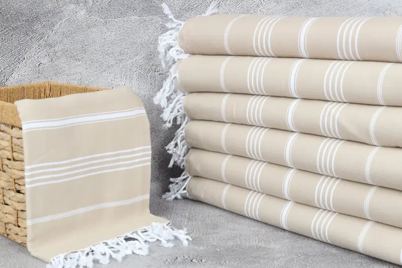 Spa Gift Towel, Quick-dry peshtemal, Bridesmaid Gift, Family Gift, Bachelor Gifts, Personalized Bridesmaid Beach Towel, 70x40 Cotton Striped Towel - 3