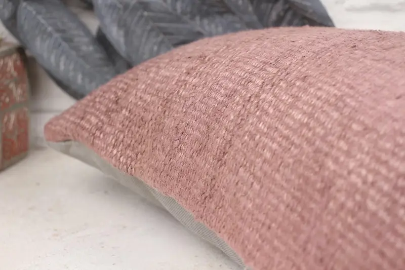 Vintage Pillow, Handmade Pillow Case, Boho Pillow Sham Cover, Interior Designer Pillow, Pillow Case, Retro Cushion Cover, 12x24 Brown Pillow Cover - 7