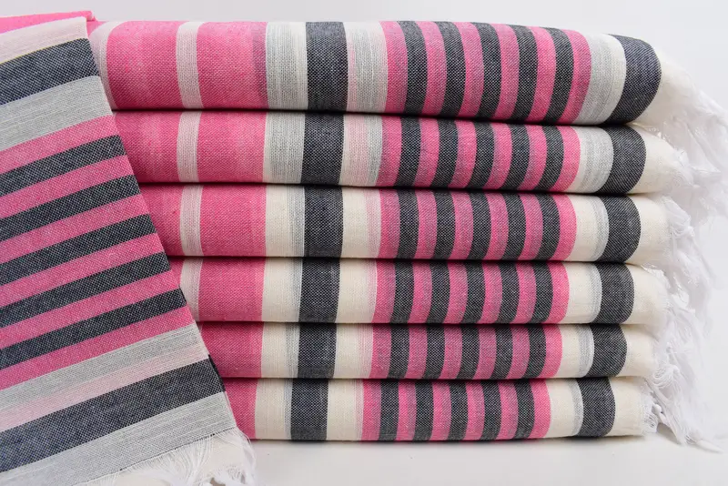 Personalised Gift, Personalized Gifts, Handmade Gift, Best lightweight Turkish towel for travel USA, Beach Towel Gift, 68x40 Cotton Striped Towel