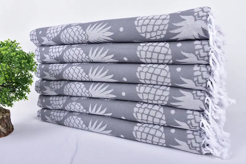 Gifts For Him, 70x36 Cotton Pineapple Design Towel, Quick-dry towel, Wedding Gift Ideas, Beach towel, Holiday Towel, Large Beach Towel Personalized - 3