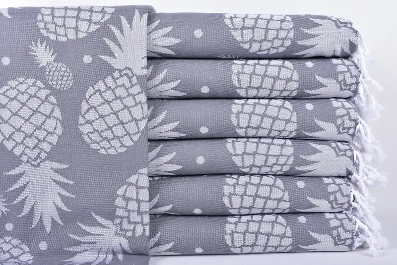 Gifts For Him, 70x36 Cotton Pineapple Design Towel, Quick-dry towel, Wedding Gift Ideas, Beach towel, Holiday Towel, Large Beach Towel Personalized - 1