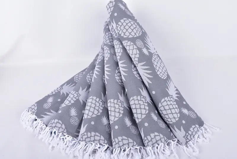 Gifts For Him, 70x36 Cotton Pineapple Design Towel, Quick-dry towel, Wedding Gift Ideas, Beach towel, Holiday Towel, Large Beach Towel Personalized - 4