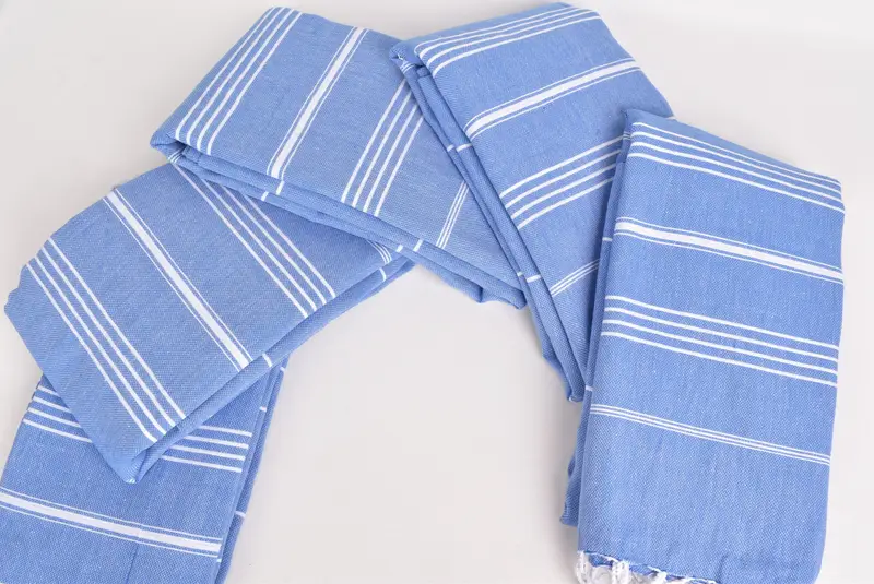 Boho Throw Blankets, Personalized Home Gift Wedding, Custom Blanket, 88x60 Cotton Striped Towel, Best Friend Gift, Throw Blanket Couch - 4