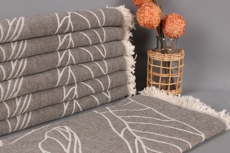 68x40 Cotton Floral Patterned Towel, Personalized Turkish Towel, Bridesmaid Proposal Gift, Personalized Beach Towel, Pool Towels, Bridesmaid Gifts - 2