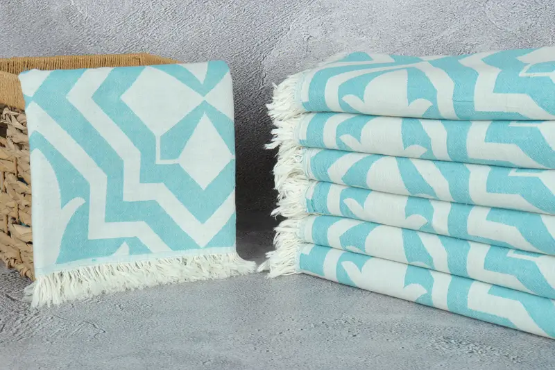 Bachelor Bachelorette Party Favors, Organic Turkish towel, 68x36 Cotton Tulip Patterned Towel, Gym Towel, Peshtemal, Scarf Towel, Absorbent towel - 4