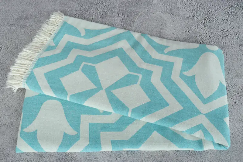 Bachelor Bachelorette Party Favors, Organic Turkish towel, 68x36 Cotton Tulip Patterned Towel, Gym Towel, Peshtemal, Scarf Towel, Absorbent towel - 7