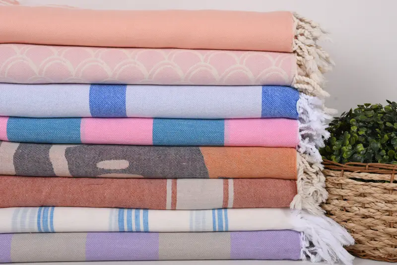 70x40 Cotton Set of 8 Towel, Absorbent towel, Monogram Towels, Best Friend Christmas Gift, Wedding Gift, Personalized Bridesmaid Gift, Pool Towels - 2