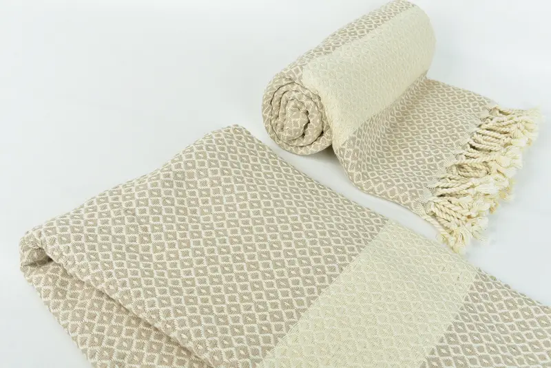 Fouta towel, Absorbent Turkish towel, Luxury Turkish Bath Towel, Custom Gifts, 70x40 Cotton Geometric Towel, Summer Gift Ideas, Bridal Shower Favors - 7