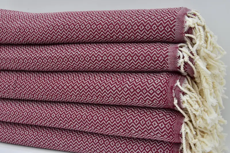 Custom Wedding Gift, Cotton towel, Peshtemal Towel USA, Lightweight Turkish towel, Bachelorette Party Favors Beach, 70x40 Cotton Diamond Towel - 2