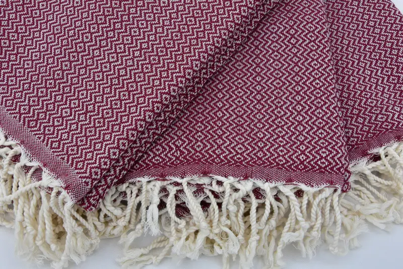 Custom Wedding Gift, Cotton towel, Peshtemal Towel USA, Lightweight Turkish towel, Bachelorette Party Favors Beach, 70x40 Cotton Diamond Towel - 4