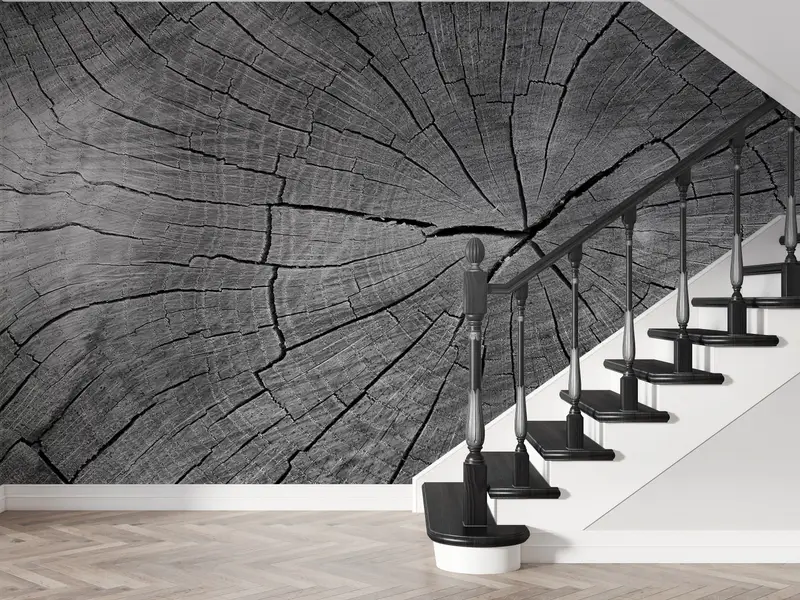 Wood, Nature Mural, Wood Texture Wall Decor, Trendy Wall Art, Contemporary Wall Decor, Fashion Wallpaper, Modern Mural, - 7