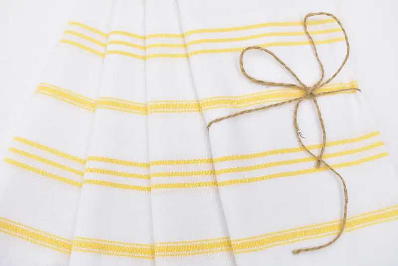 Monogram Kitchen Towel, Gym Towel, Monogram Hand Towel, Valentines Day Gift Idea, Custom Hand Towel, 40x24 Cotton Striped Towel, Monogram Towels - 3