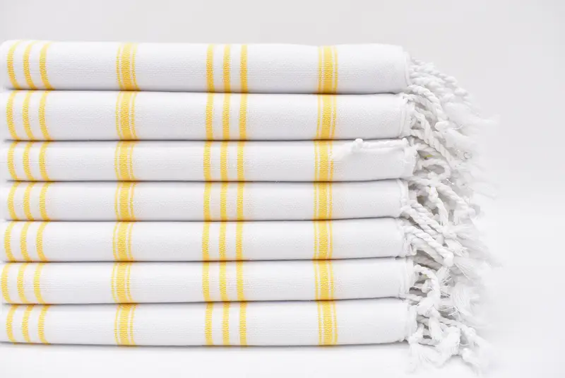 Monogram Kitchen Towel, Gym Towel, Monogram Hand Towel, Valentines Day Gift Idea, Custom Hand Towel, 40x24 Cotton Striped Towel, Monogram Towels - 1