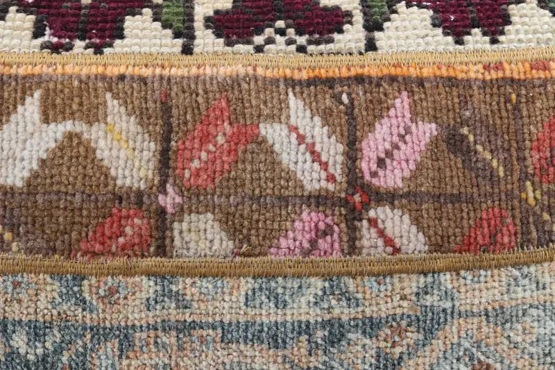 Handmade Throw Cushion Case, Vintage Kilim Pillow, Handmade Kilim Cushion, 20x28 Brown Pillow Cover, Cushion Case, Vintage Pillow - 9