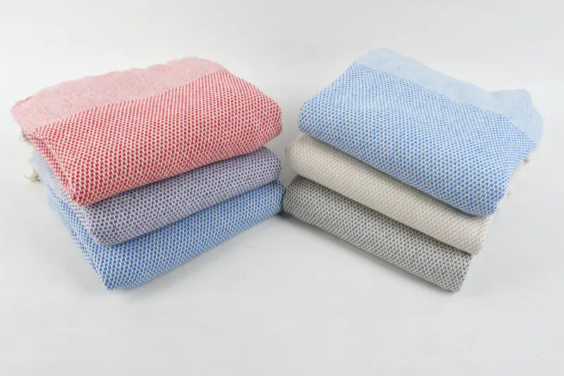 Quick-dry towel, Beach towel, 70x40 Cotton Geometric Towel, Bride Gift, Best spa Turkish towel for luxury home decor, Personalized Gift, Guest Towel - 4