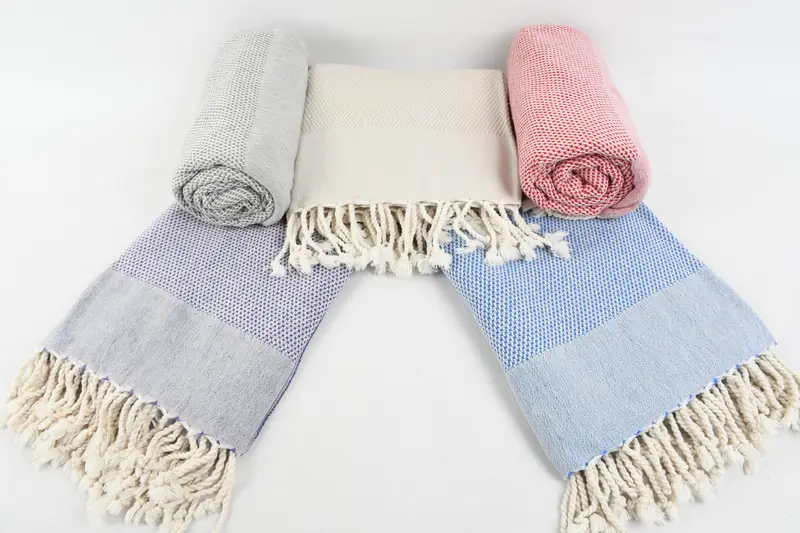 Quick-dry towel, Beach towel, 70x40 Cotton Geometric Towel, Bride Gift, Best spa Turkish towel for luxury home decor, Personalized Gift, Guest Towel - 6