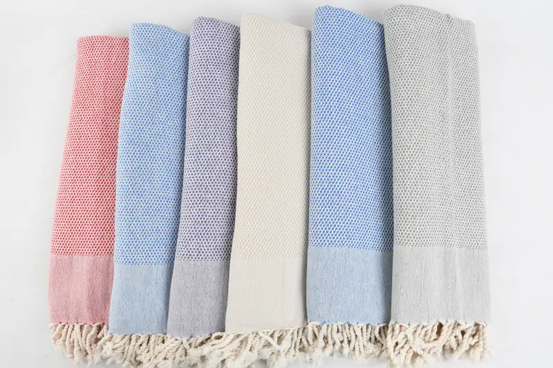 Quick-dry towel, Beach towel, 70x40 Cotton Geometric Towel, Bride Gift, Best spa Turkish towel for luxury home decor, Personalized Gift, Guest Towel - 3